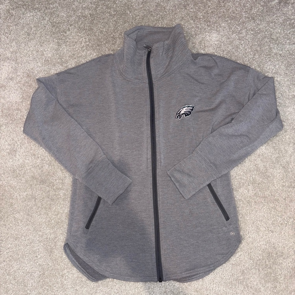 OGIO Heather Gray Philadelphia Eagles Full-Zip Jacket